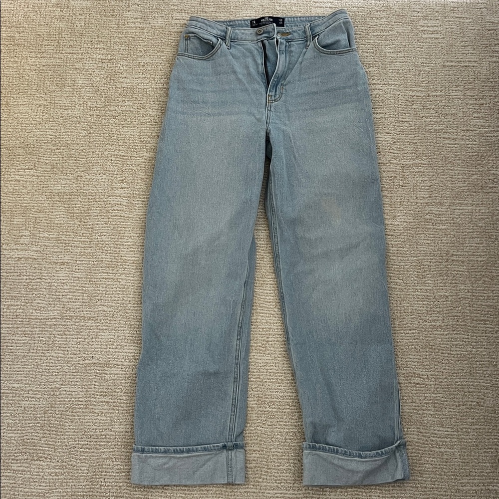 Hollister Light Blue High-Rise Jeans